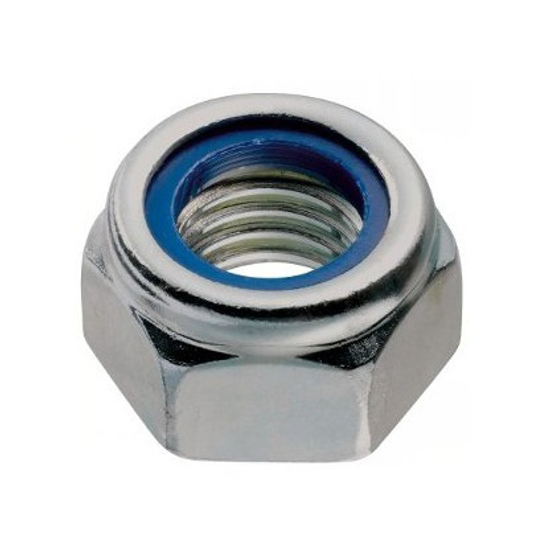Nylock Nuts zinc plated M3 - M48 stainless steel M3 - M24 metric fine